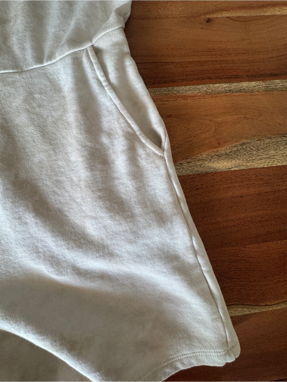 Gap Vintage Soft Cotton Tie Dye Romper Neutral Ivory Pockets XS - Picture 8 of 12